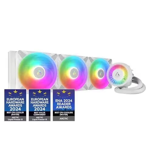 ARCTIC Liquid Freezer III 420 A-RGB 69.9 CFM Water 420mm White main image