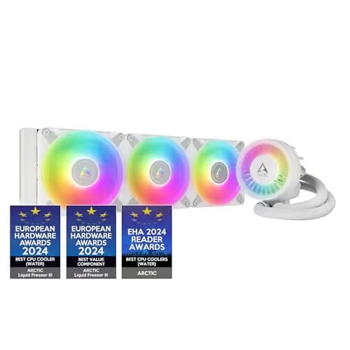 ARCTIC Liquid Freezer III Water 360mm A-RGB 48.82 CFM White image