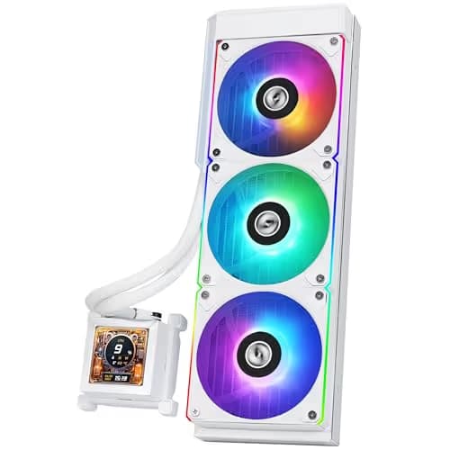 Lian Li HydroShift Water 360mm LCD RGB 79.9 CFM White main image