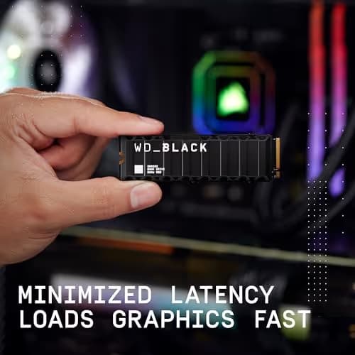 Western Digital WD_Black SN850X w/Heatsink 8TB SSD M.2-2280 PCIe 4.0 x4 NVMe image