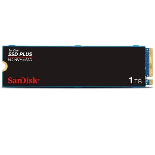SanDisk SSD PLUS 1TB M.2-2280 SSD PCIe 3.0 x4 NVMe image