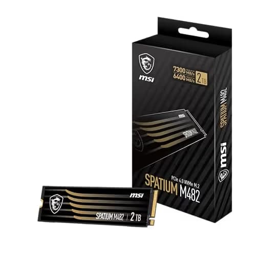MSI SPATIUM M482 2TB SSD M.2-2280 PCIe 4.0 X4 NVMe main image