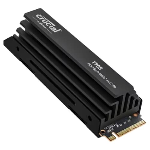 Crucial T705 W/Heatsink 2TB SSD M.2-2280 PCIe 5.0 X4 NVMe image