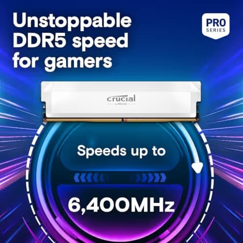 Crucial Pro Overclocking 32GB (2x16GB) DDR5 6000 CL36 White image