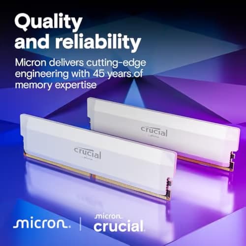 Crucial Pro Overclocking 32GB (2x16GB) DDR5 6000 CL36 White image