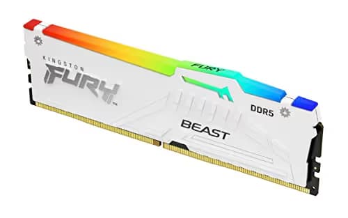 Kingston FURY Beast RGB White DDR5-6000 CL30 64GB (2x32GB) image