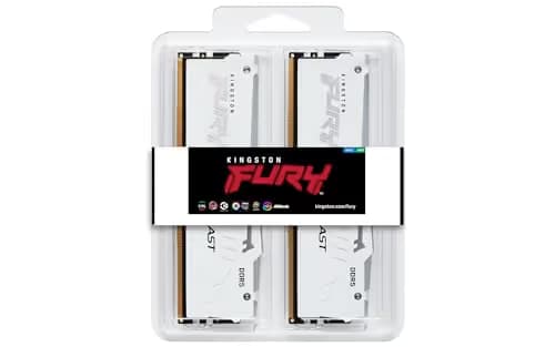 Kingston FURY Beast RGB White DDR5-6000 CL30 64GB (2x32GB) image