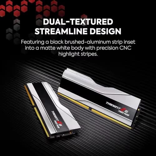 G.Skill Trident Z5 Neo RGB Silver / Black DDR5-6000 CL30 64GB (2x32GB) image