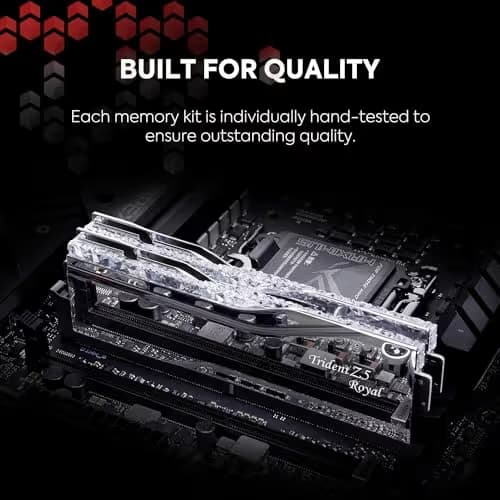 G.Skill Trident Z5 Royal 64GB (2x32GB) DDR5 6400 CL32 White image