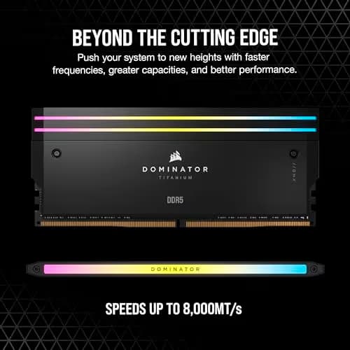 Corsair Dominator Titanium Black DDR5-6400 CL32 96GB (4x24GB) image