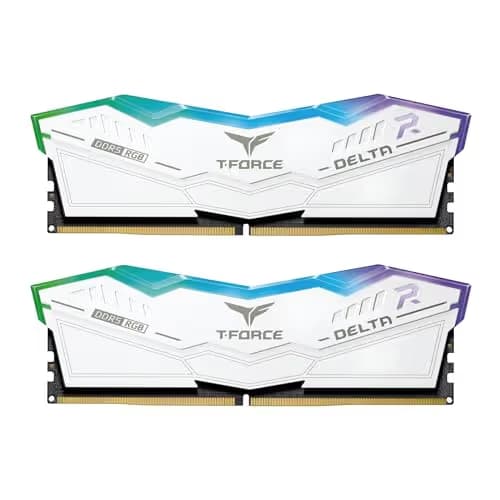 TEAMGROUP T-Force Delta RGB White DDR5-6000 CL38 32GB (2x16GB) image
