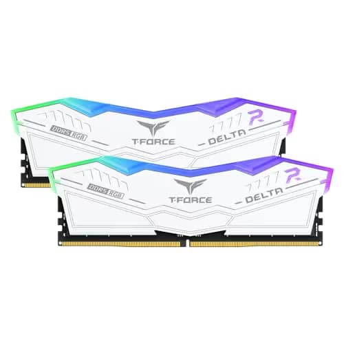 TEAMGROUP T-Force Delta RGB White DDR5-6000 CL38 32GB (2x16GB) image