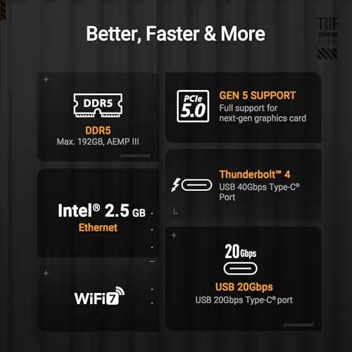 Asus Z890 TUF GAMING Z890-PLUS WIFI DDR5 ATX image