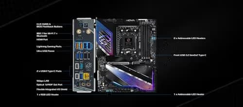 ASRock X870E Phantom Gaming Nova WiFi DDR5 ATX image
