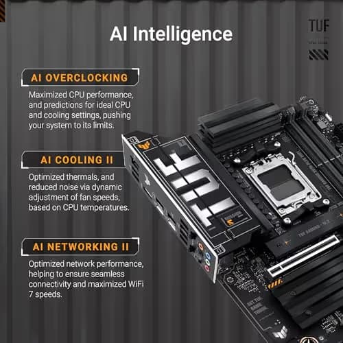 Asus X870 TUF GAMING PLUS WIFI AM5 DDR5 ATX image