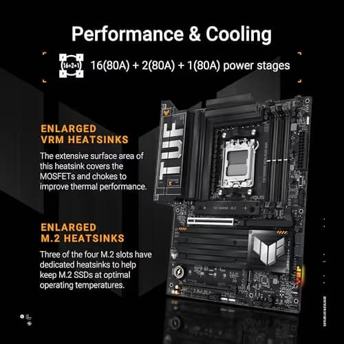 Asus X870 TUF GAMING PLUS WIFI AM5 DDR5 ATX image