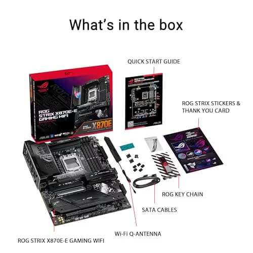 Asus X870E-E ROG STRIX GAMING WIFI AM5 DDR5 ATX image