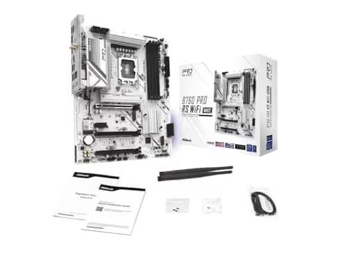 ASRock B760M Pro RS WiFi White DDR5 Micro ATX image