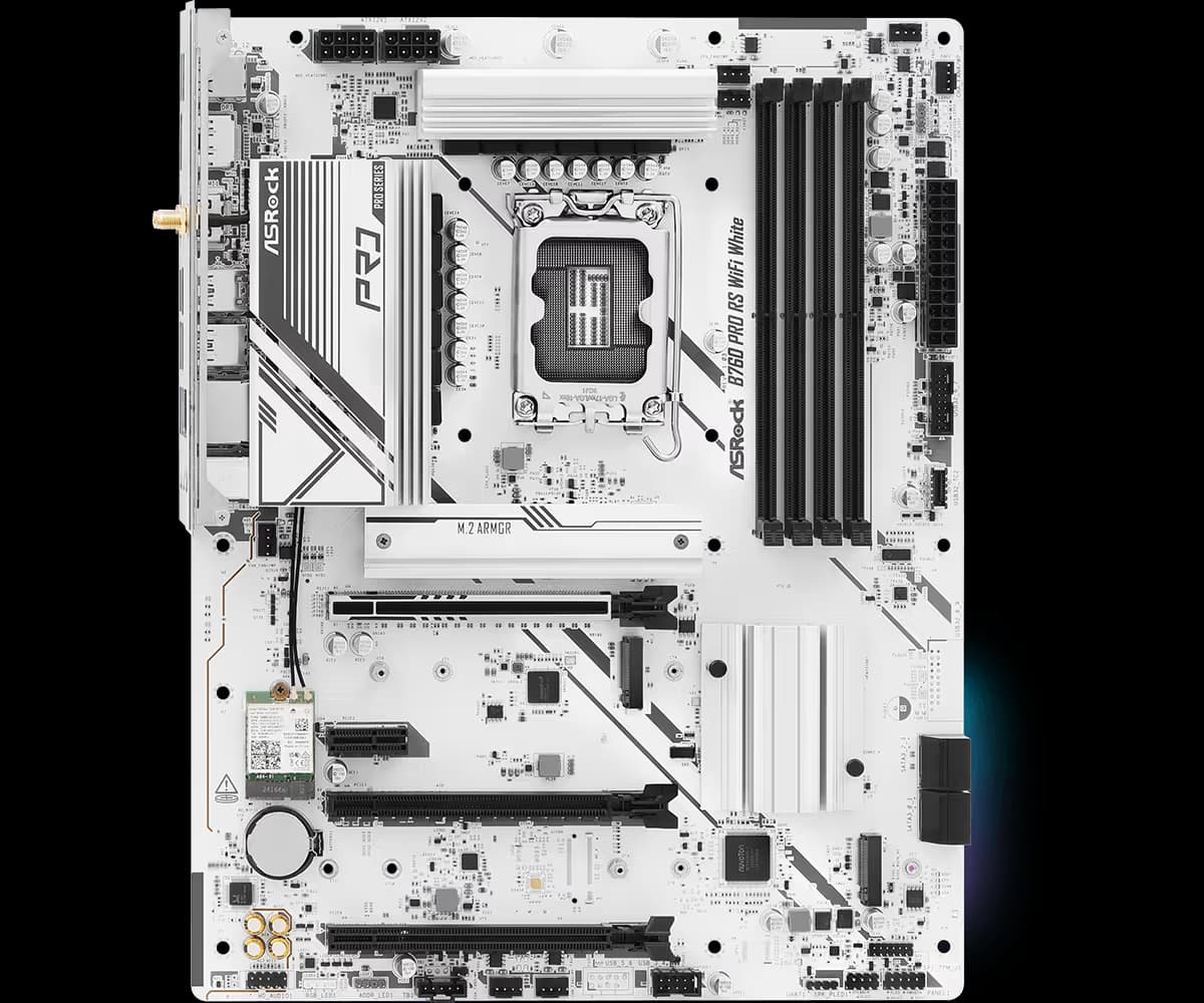 ASRock B760 Pro RS WiFi White DDR5 ATX image