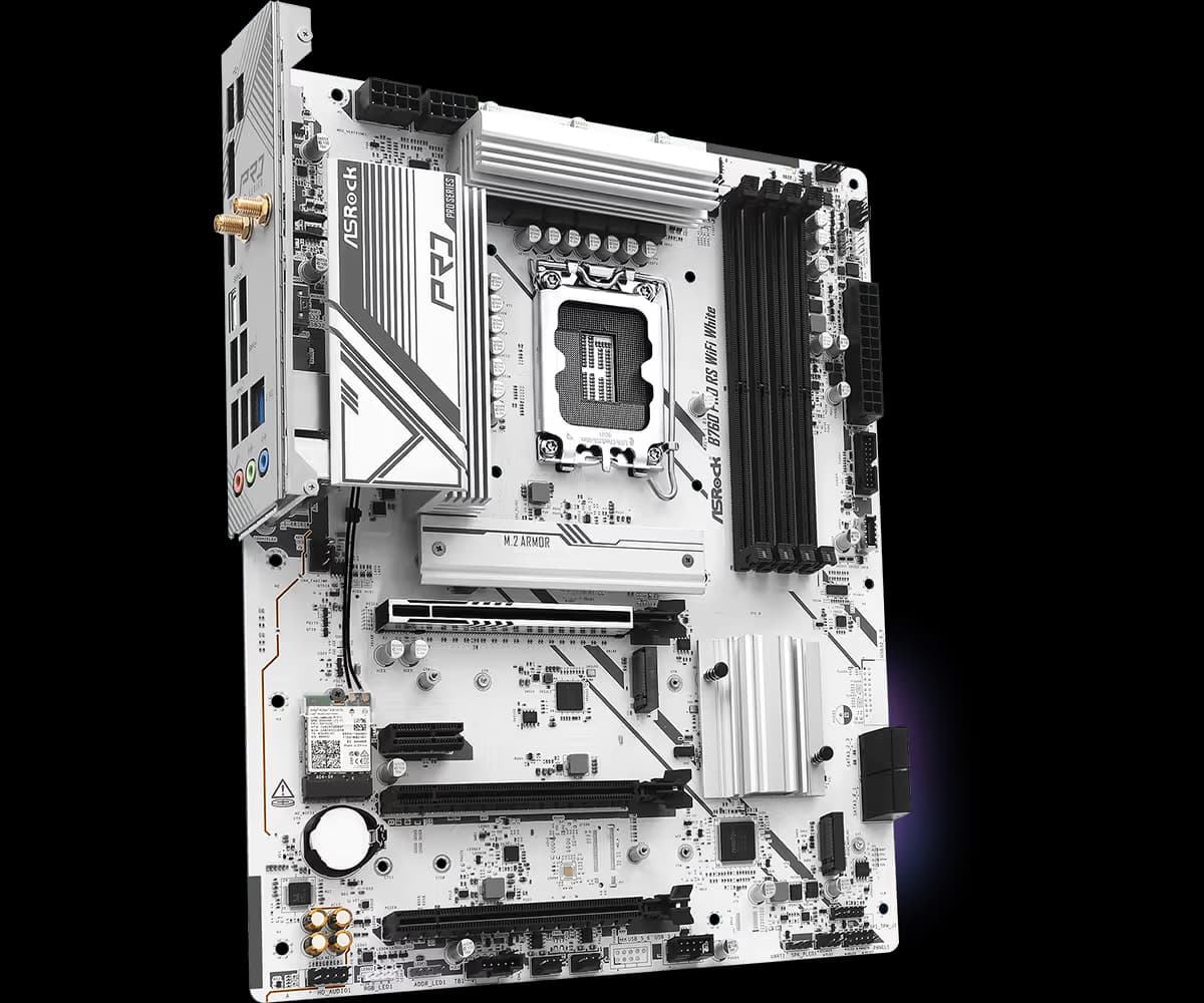 ASRock B760 Pro RS WiFi White DDR5 ATX image