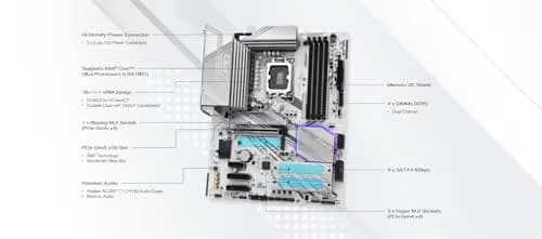 ASRock Z890 Pro RS WiFi White image