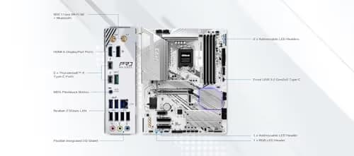 ASRock Z890 Pro RS WiFi White image