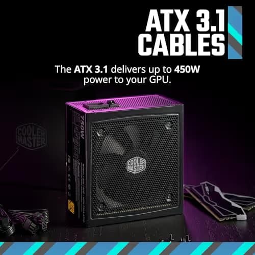 Cooler Master MWE Gold V3 Black ATX 750W Fully Modular 80+ Gold Certified image