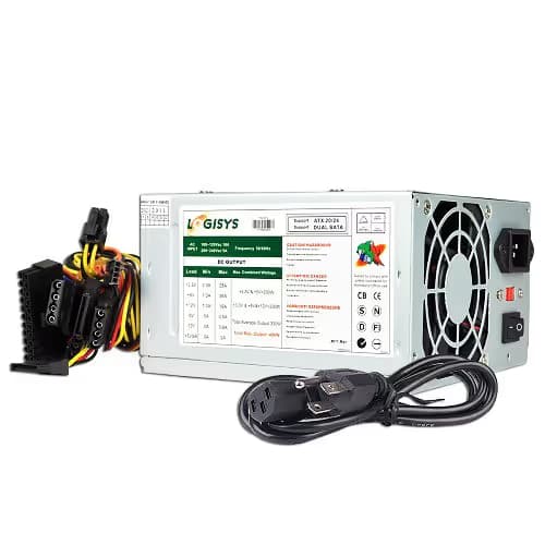 Logisys PS480D2 ATX 480W Non-Modular image