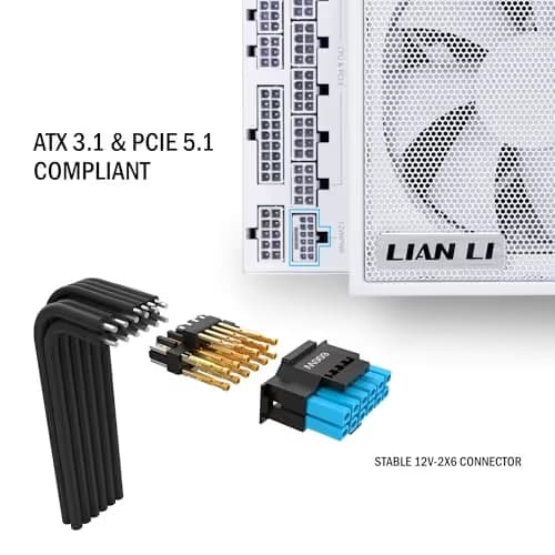 Lian Li EDGE White 1000W Fully Modular 80+ Platinum image