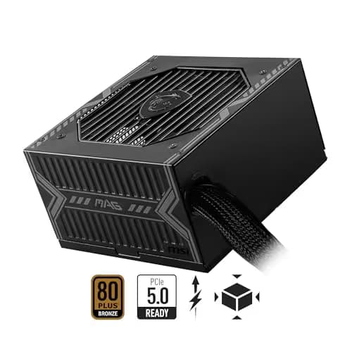 MSI MAG A750BN PCIE5 Black 750W Non-Modular 80+ Bronze Certified image