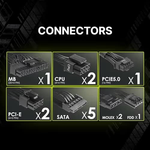 MSI MAG A750BN PCIE5 Black 750W Non-Modular 80+ Bronze Certified image