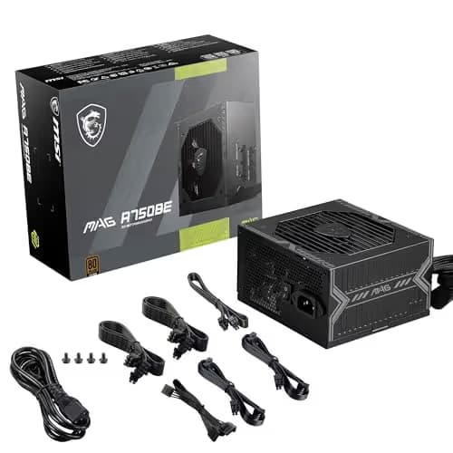 MSI MAG A750BE Black 750W Semi-Modular 80+ Bronze image