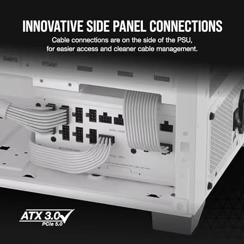 Corsair RM1000x SHIFT Side Interface ATX 1000W Fully Modular 80+ Gold Certified image