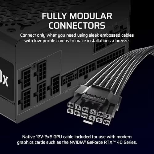 Corsair RM850x (2024) Black ATX 850W Fully Modular image