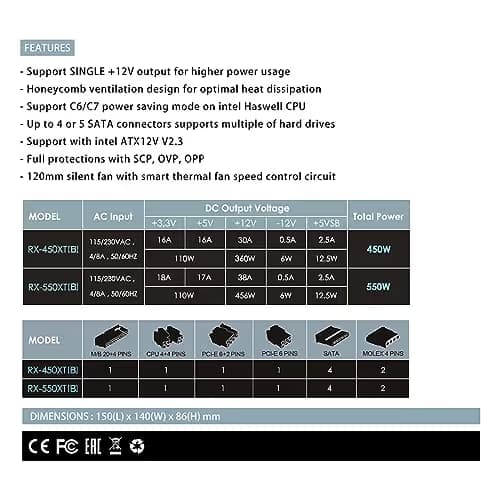 Raidmax XT 400W Non-Modular image