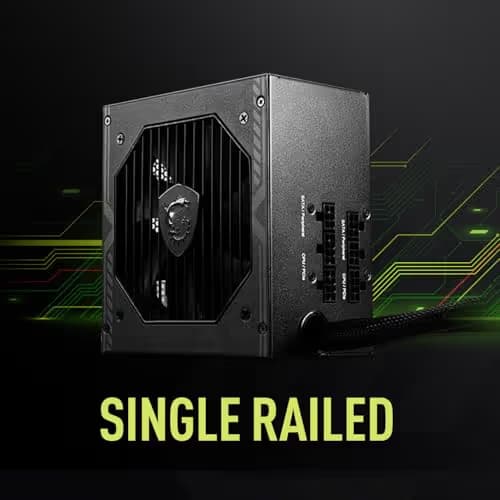 MSI MAG A650BE Black ATX 650W Semi-Modular 80+ Bronze Certified image