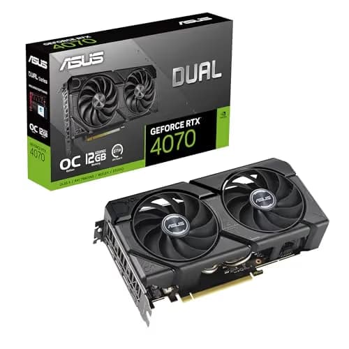 ASUS Dual GeForce RTX 4070 EVO OC Edition 12GB GDDR6X main image