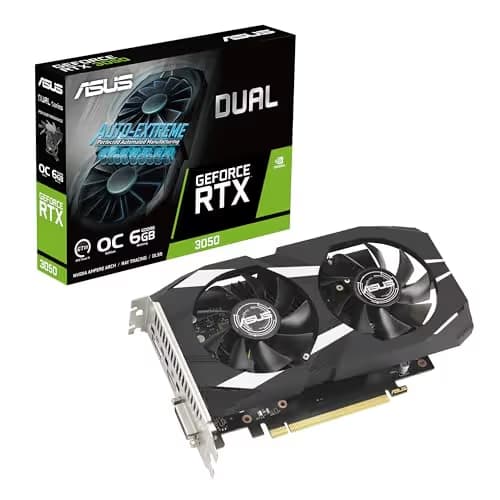 ASUS Dual GeForce RTX 3050 OC Edition 6GB GDDR6 main image