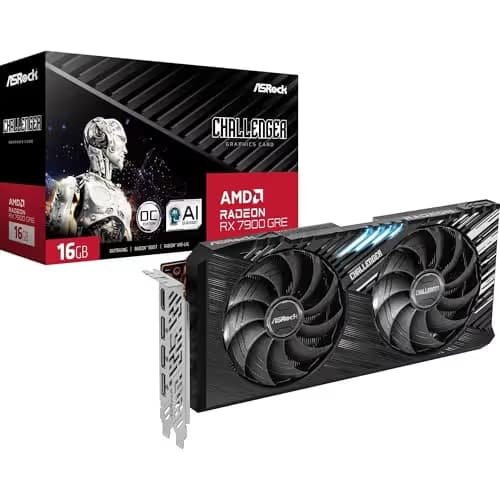 ASRock Challenger OC Radeon RX 7900 GRE 16GB GDDR6 Black main image
