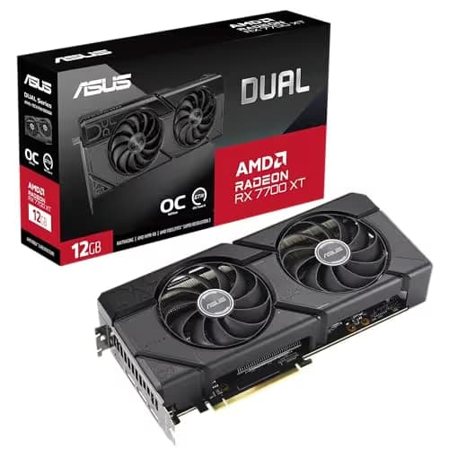 ASUS Dual Radeon RX 7700 XT OC Edition 12GB GDDR6 image