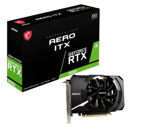 MSI GeForce RTX 3050 AERO ITX 8GB OC image