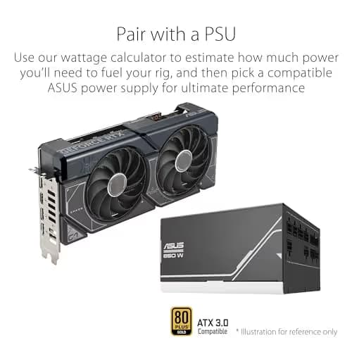 Asus GeForce RTX 4070 Ti SUPER DUAL OC 16GB GDDR6X Black image