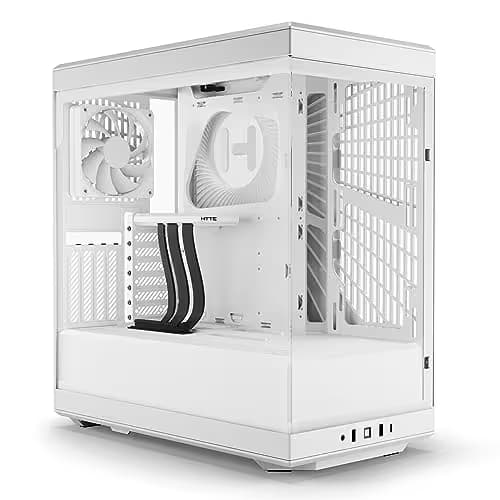 HYTE Y40 ATX Mid Tower White Tempered Glass Side Panel main image