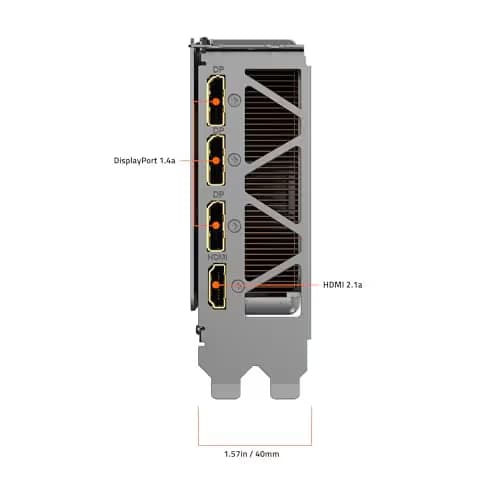 Gigabyte AI TOP GeForce RTX 4070 Ti SUPER 16GB GDDR6X Black image