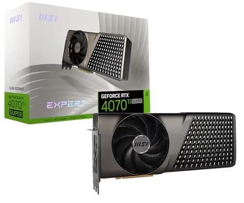 MSI GeForce RTX 4070 Ti SUPER EXPERT 16GB GDDR6X Silver image