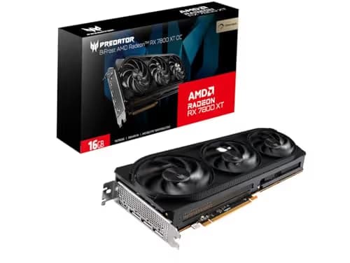 Acer Predator BiFrost OC Radeon RX 7800 XT 16GB GDDR6 Black main image