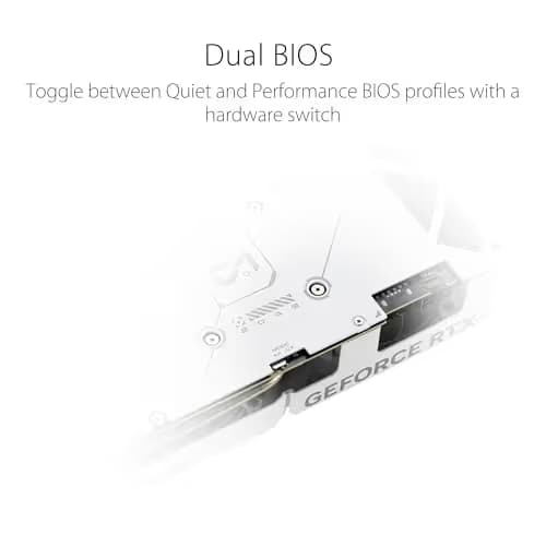 ASUS Dual GeForce RTX 4070 EVO White OC Edition 12GB GDDR6X image