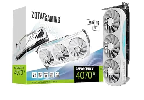 Zotac GAMING Trinity OC GeForce RTX 4070 Ti 12GB GDDR6X White main image