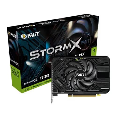 Palit GeForce RTX 4060 StormX PCIe x8 8GB GDDR6 Black main image