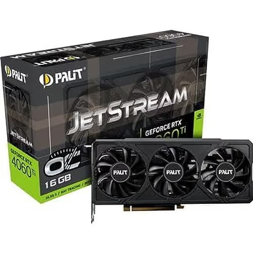 Palit JetStream OC GeForce RTX 4060 Ti 16GB GDDR6 Black image